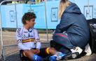 Paula Ostiz, después de ganar el Europeo de crono.