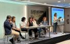 De izda. a dcha.: Ángel Vizcay, Ana Cebollero, Leire Andrés, Marta Fernández, Ana Manterola y Elena Galve