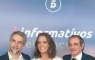 María Casado durante su presentación en informativos Telecinco
