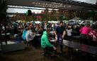 Fotos de 'The Champions Burguer' este domingo en Pamplona. /