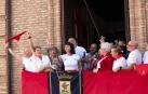 Fotos del cohete de inicio de fiestas de Corella