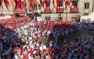 Fotos del cohete de inicio de fiestas de Corella