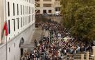 Fotos de la jornada de huelga en la educación pública en Navarra. |