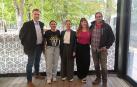 Comité de Selección de guiones NTC 2024 (de izda. a derecha): Marcos Perera, director del certamen de cortometrajes Navarra, Tierra de Cine; Nuria Rubió, guionista, directora, productora y profesora de Producción de Audiovisuales y Espectáculos; María Noguera, profesora de Historia del cine y Crítica de cine en la Facultad de Comunicación de la Universidad de Navarra; Sara Bamba, guionista, productora y directora, socia de CIMA y de ALMA Guionistas; y Antonio J. García de Quirós, guionista y miembro de la Junta de la Asociación Profesional de Guionistas de Euskal Herria (EHGEP)