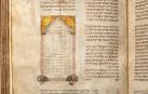 Una página de la Biblia de Shem Tov