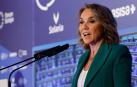 La secretaria general de PP, Cuca Gamarra, participa en un desayuno informativo del Fórum Europa