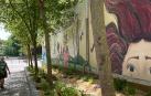 Una de las zonas de drenaje sostenible habilitadas en Villava