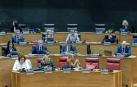 Parlamentarios de UPN en sus escaños. Apoyaron la moción en contra de los discursos de odio.