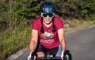 La pamplonesa Merche Etayo subió el puerto francés del Tourmalet el pasado julio.