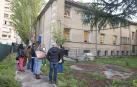 Visita de los integrantes de la Comisión de Asuntos Ciudadanos a la Casa de las Mujeres, en la calle Aoiz