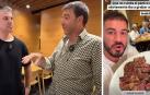Juan José Dalmau (JDalmau), Alberto Larraza (propietario del Asador Olaverri) y Pablo Cabezali (Cenando con Pablo)