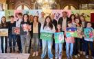 Foto de familia de los ganadores del Concurso de Pintura de la Semana de Producto Local