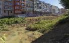 Vista del cauce, en las inmediaciones del puente de la estación