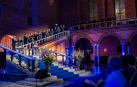 El grupo Storkyrkans Kammarkör Estocolmo (Suecia) actúa hoy en Estella-Lizarra.
