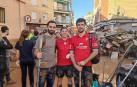 Diego Ruiz, Joseba Requena y Miguel Alfaro, en las calles de Aldaia