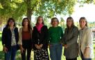 Maira Bes-Rastrollo, Elisa Arbizu, Idoia Pardavila, Blanca Martínez, Beatriz Lacabe y Elena Puerta, investigadoras del proyecto MAGNA