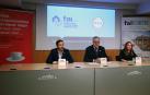 Un momento de la presentación del estudio que ha realizado la Federación Nacional de Asociaciones Inmobiliarias y la Asociación de Inmobiliarias de Navarra