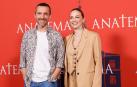 Pablo Derqui y Leonor Watling, actores protagonista de 'Anatema', de la directora Jimina Sabadú, durante la presentación del film