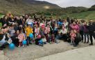 Familias de Aprem Navarra, en su visita a Lacturale