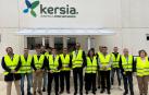 El consejero Irujo, con responsables de la empresa Kersia en la planta de Estella