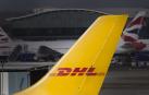 Imagen parcial de un avión de carga de DHL