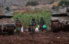 Soldados y tanques israelíes en terreno de Líbano