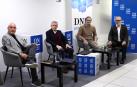 Carlos Artundo, Juan Cabasés, Antonio López (actual director general de Salud) y Javier Sada durante el encuentro DN en Vivo.