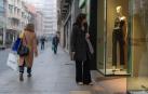 Imagen de la calle Gaztambide-Carrera, una de las más comerciales del centro de Tudela