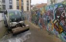Limpieza viaria en Estella en el fin de semana de ferias