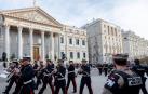 Desfile previo al acto institucional por el Día de la Constitución, en el Congreso de los Diputados
