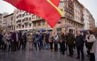 Lectura de artículos de la Constitución Española organizado paro Sociedad Civil Navarra en Carlos III