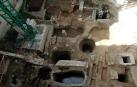 Excavación en el rincón de Pellejerías, en las obras de 2006.