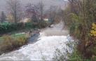 Las abundantes lluvias de las últimas horas han aumentado el caudal del río
