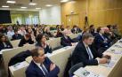 Público y ponentes en la jornada sobre la ley foral de Salud celebrada en la UNED.