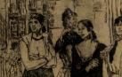 Mujeres de la vida, uno de los grabados del periodo 1932-33