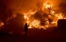 Incendio que se ha producido en la zona de Malibú, en el estado de California