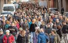 Manifestación en demanda de una solución para Sunsundegui del 10 de noviembre en Alsasua