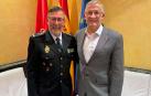 El vicepresidente Félix Taberna en su encuentro con Manuel Jesús del Collado Olivares.