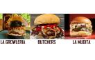 Las hamburguesas de las tres finalistas: La Growleria, Butchers y La Mudita
