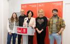 De izda. a dcha.: Beatriz Ochoa Ariza, Iván Romo Arbide, Olga Chueca Chueca, Laura Sáez Ponzoni, y Eduardo Vidondo Ullate