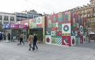 Carpa Navideña instalada en la Plaza del Castillo