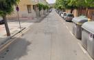 Calle San Francisco Javier de Tudela, donde ha tenido lugar el suceso