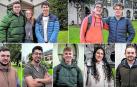 Íñigo Irurzun De la Fuente, Amagoia Asurmendi y Martín Collado, estudiantes de Ingeniería Industrial; Aider Del Carmen y Lucas Bustince, de 20 años, estudiantes de Ingeniería Informática; José Antonio Cepero García, de 25 años, investigador de doctorado en la UPNA; Germán Gómez Fernández, de 27 años, investigador de doctorado en la UPNA; Daniel Onofrei, de 18 años, estudiante de Administración y Dirección de Empresas en la UPNA; Idoia Ortega Bravo, de 22 años, estudiante de Ciencias en la UPNA y Martín Saldise Ezquieta, de 30 años, investigador de doctorado en la UPNA
