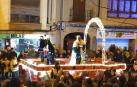 Una de las carrozas que iluminaron y llevaron la ilusión a las calles de Tafalla