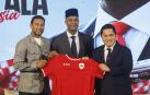 Patrick Kluivert, en su presentación este domingo como nuevo seleccionador de Indonesia