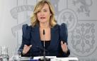 Pilar Alegría, este martes en la rueda de prensa posterior al Consejo de Ministros