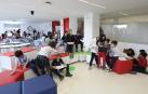 Alumnado en un centro escolar de Navarra