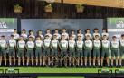 La plantilla del Caja Rural-Alea amateur para 2025, este martes por la tarde en el Hotel El Toro de Berrioplano