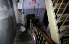 Los vecinos de la calle Tejería denuncian el abandono del inmueble del nº 41, ocupado desde 2017