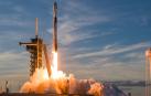 Fotografía tomada de la red social X de la cuenta oficial SpaceX (@SpaceX) del cohete Falcon 9 despegando este miércoles con el SpainSat NG I, en Cabo Cañaveral (Estados Unidos)
